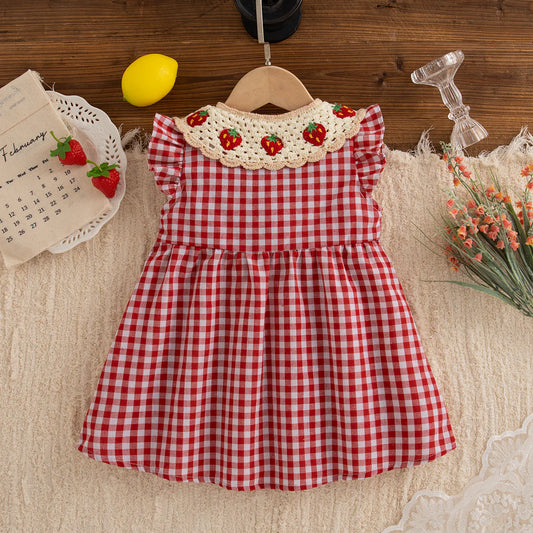 Strawberry Collar Dress