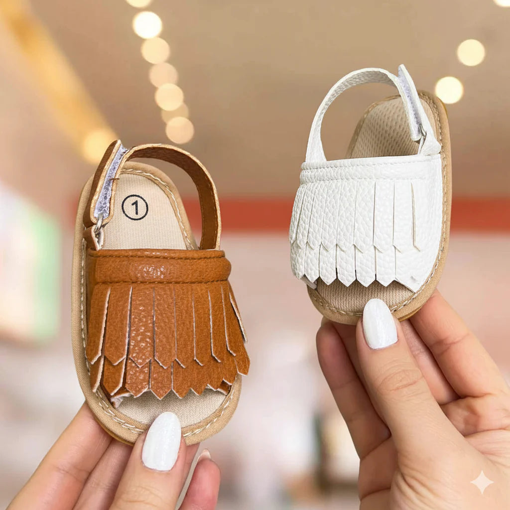 Fringed Sandals – Vegan Leather