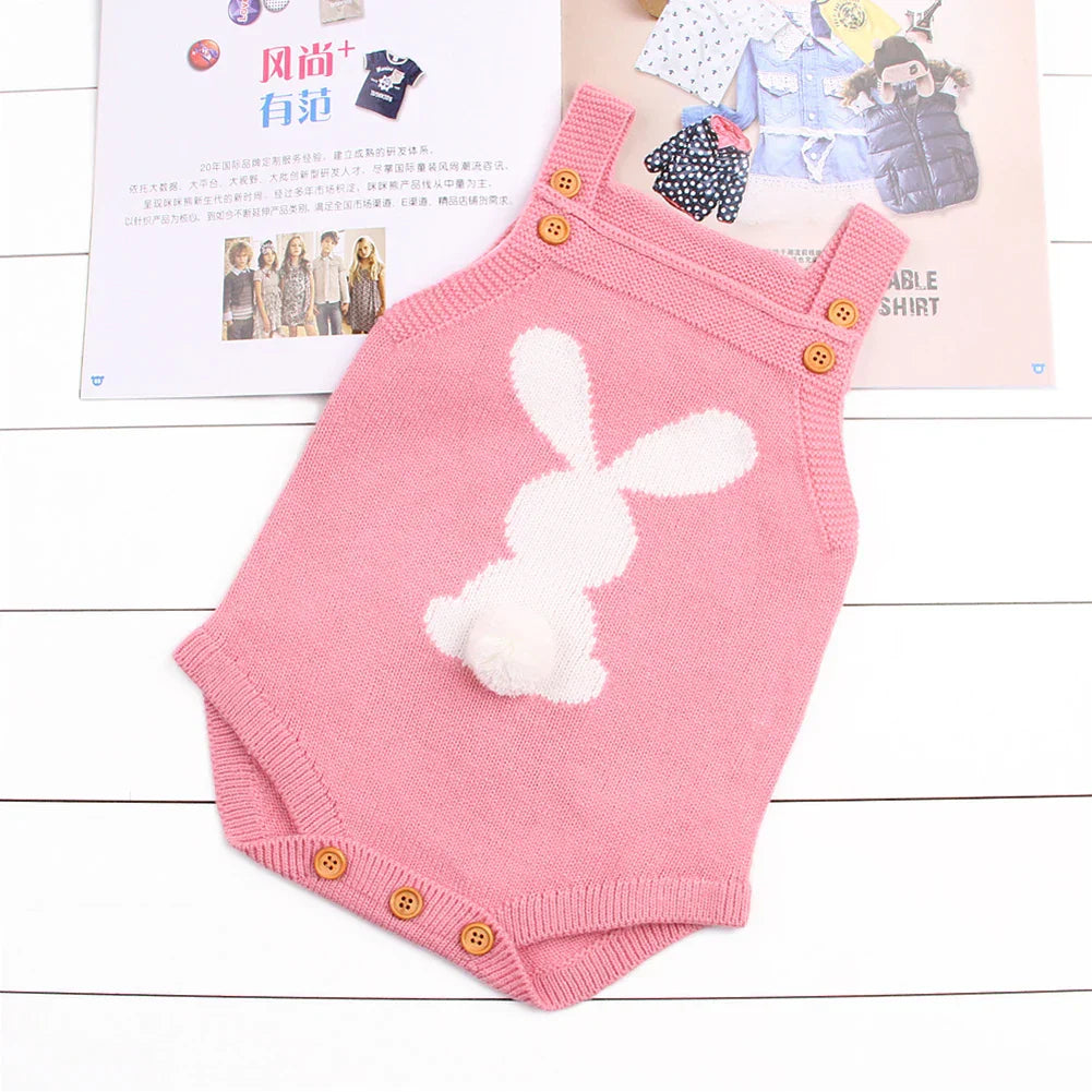 Bunny Knitted Romper