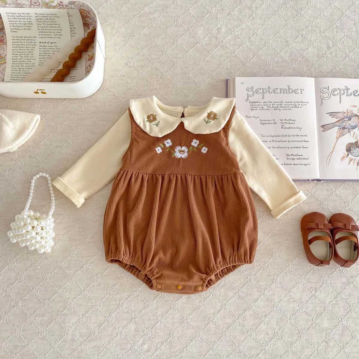 Miranda Baby Set with Braces & Shirt