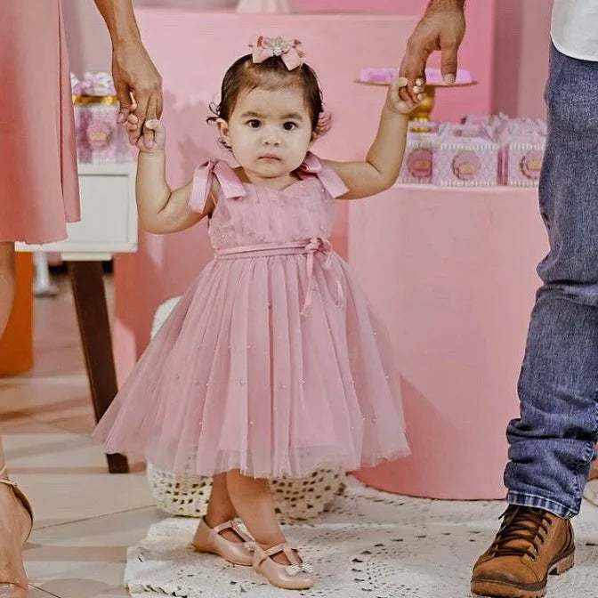 Amanda Dress – Soft Pink