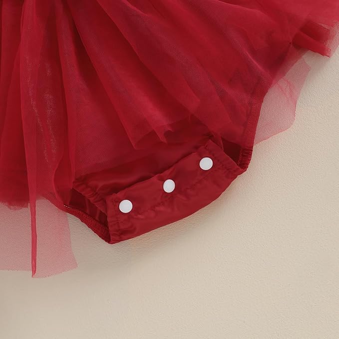 Malu Red Baby Romper