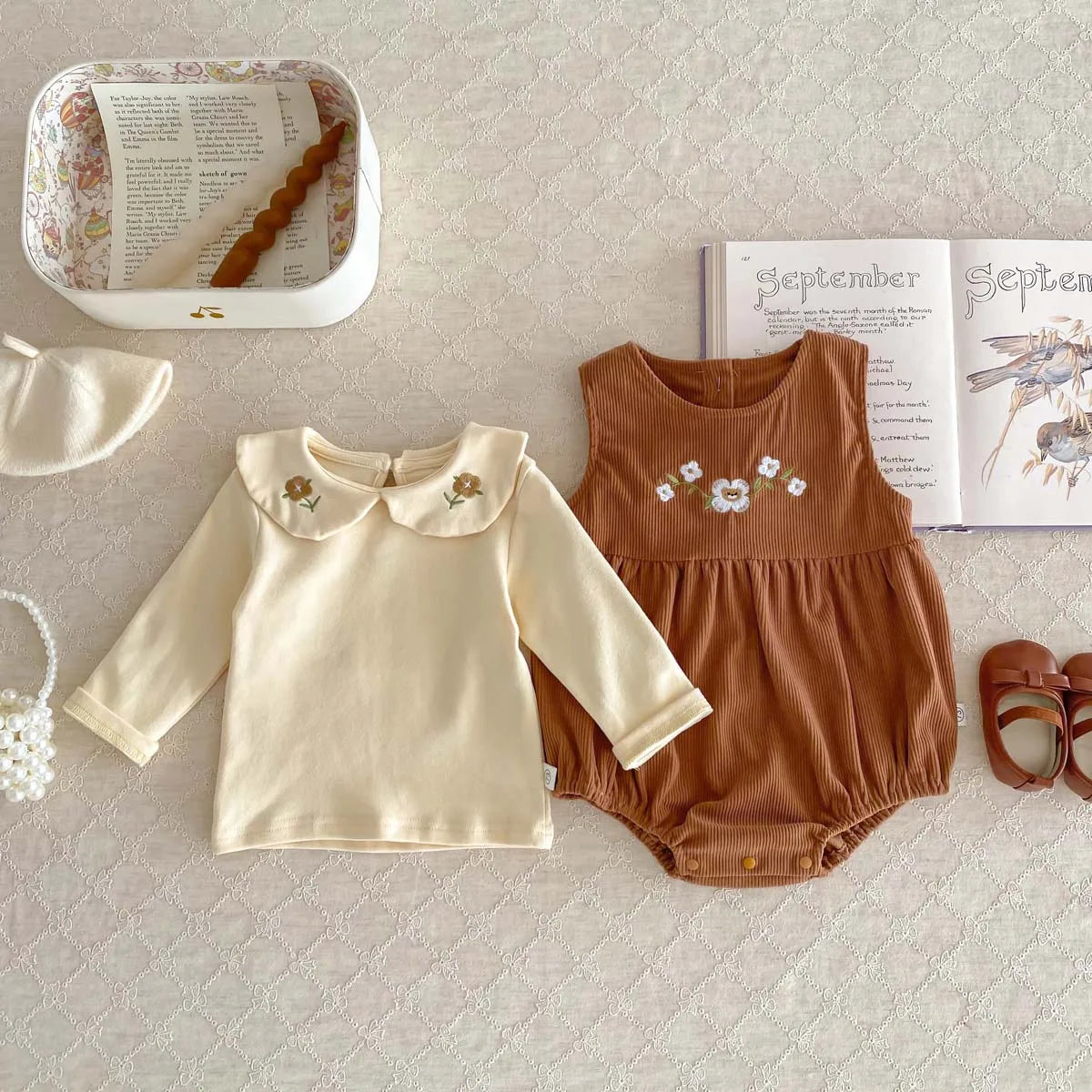 Miranda Baby Set with Braces & Shirt