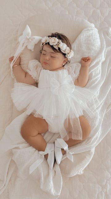 Malu Baby Romper – White