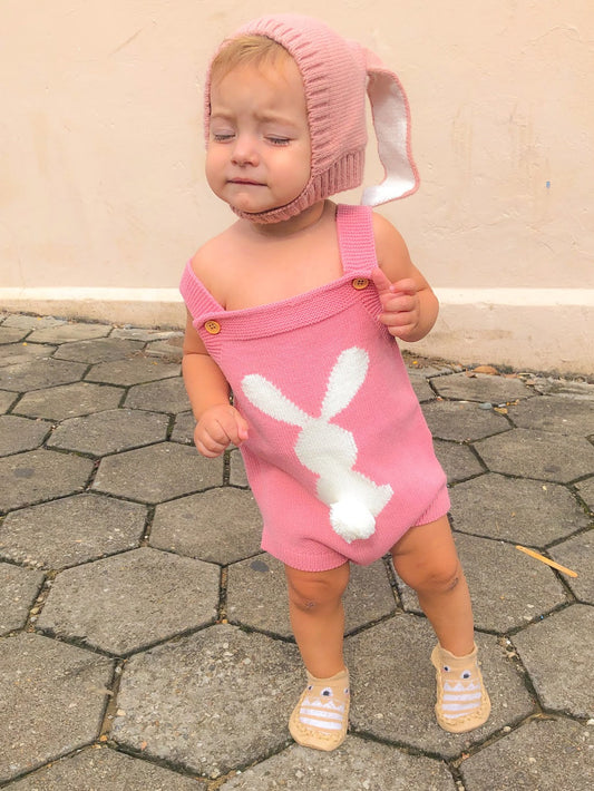Bunny Knitted Romper