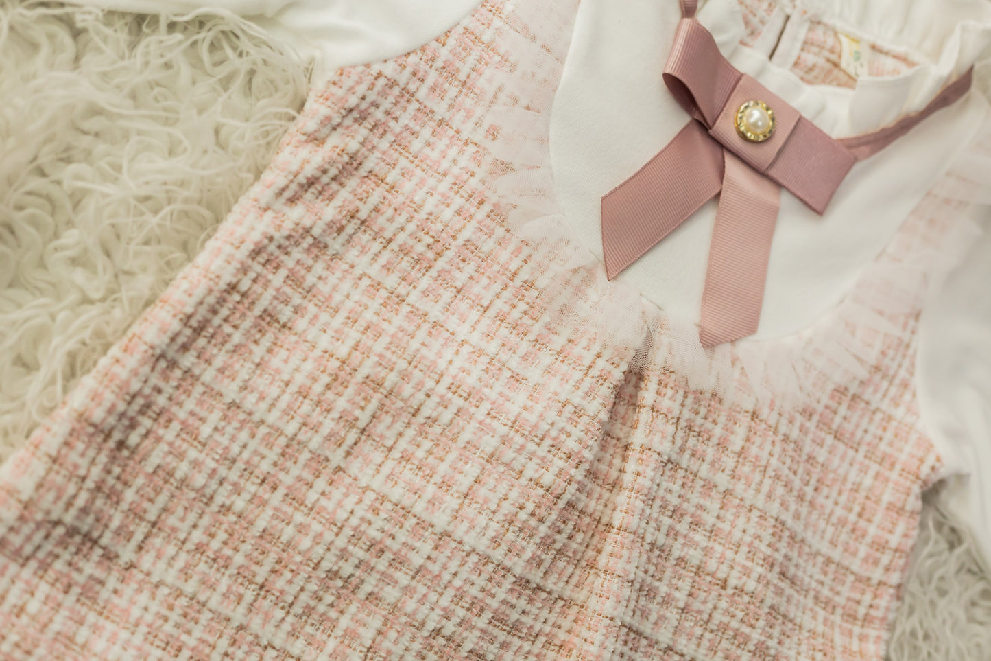 Helena Dress with Check Pattern – Classic & Charming