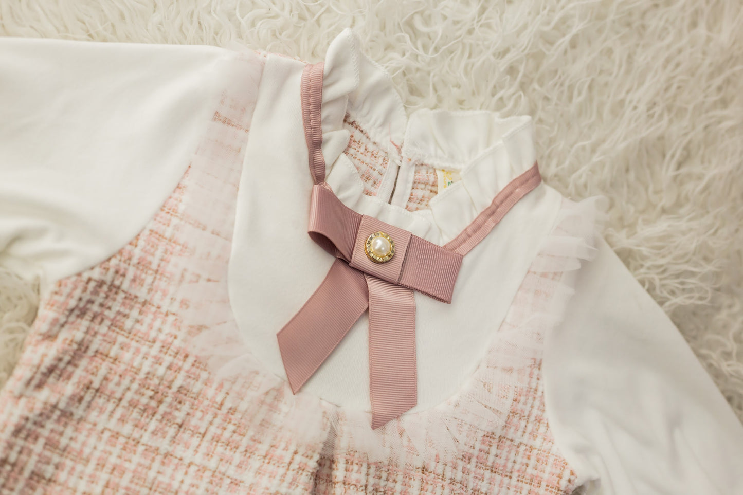 Helena Dress with Check Pattern – Classic & Charming