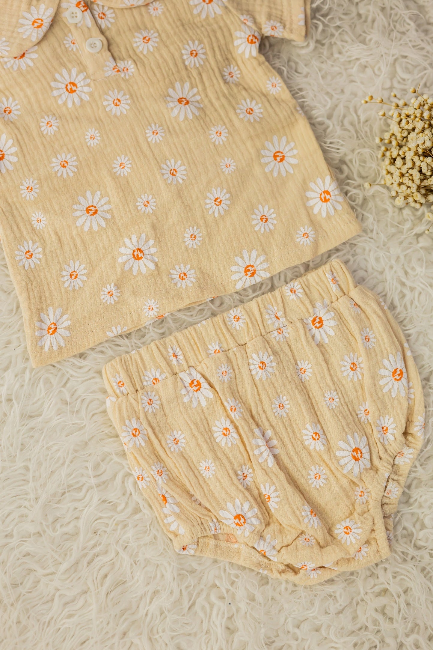 Millie Linen Baby Outfit