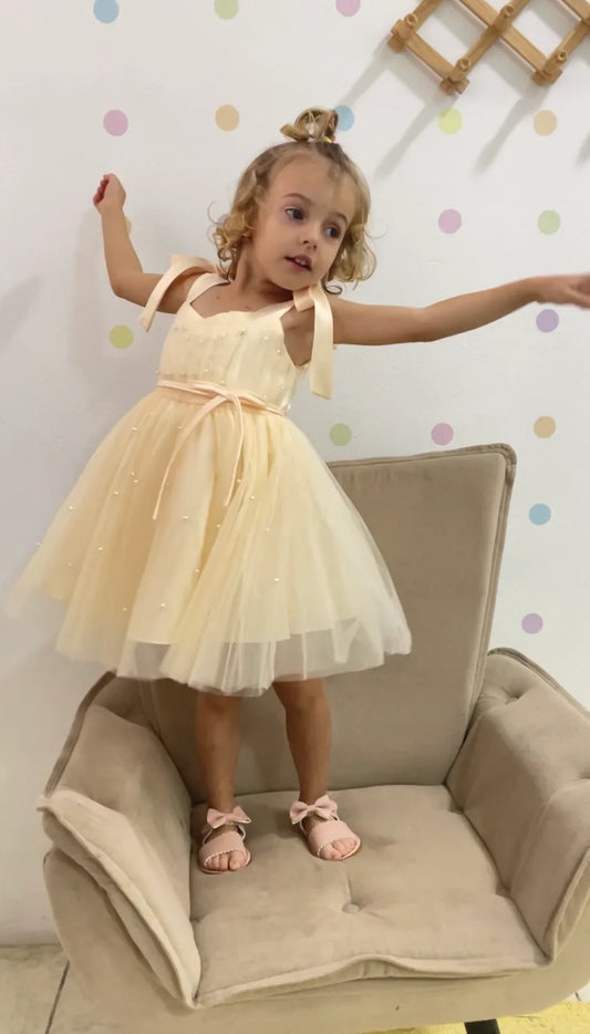 Amanda Dress – Cream