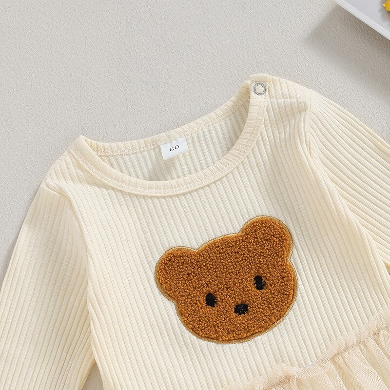 Lulu Romper with Bear