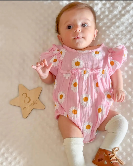 Daisy Bloom Baby Romper