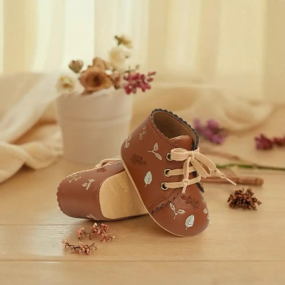 Embroidered Baby Boots