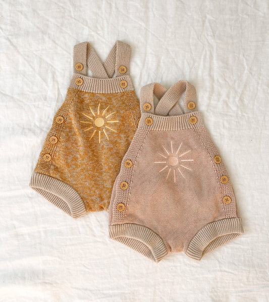Little Sunshine Knit Romper