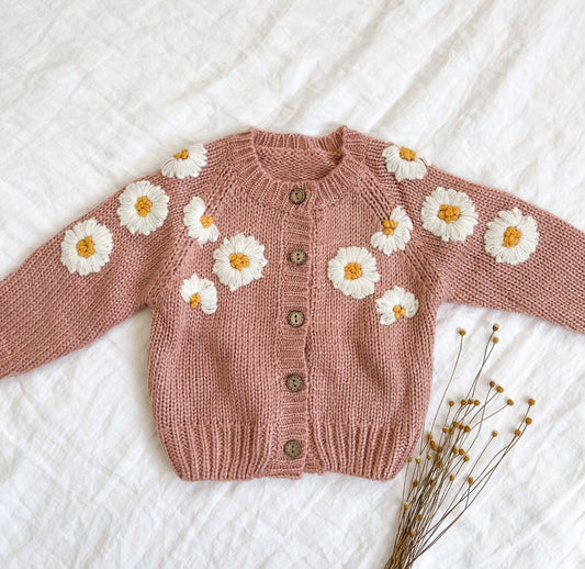 Baby Daisy Knit Cardigan