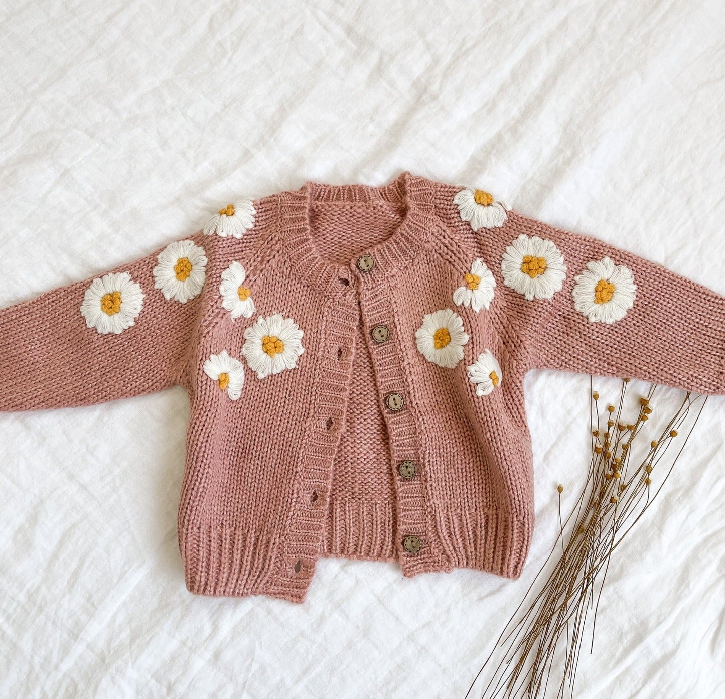 Baby Daisy Knit Cardigan