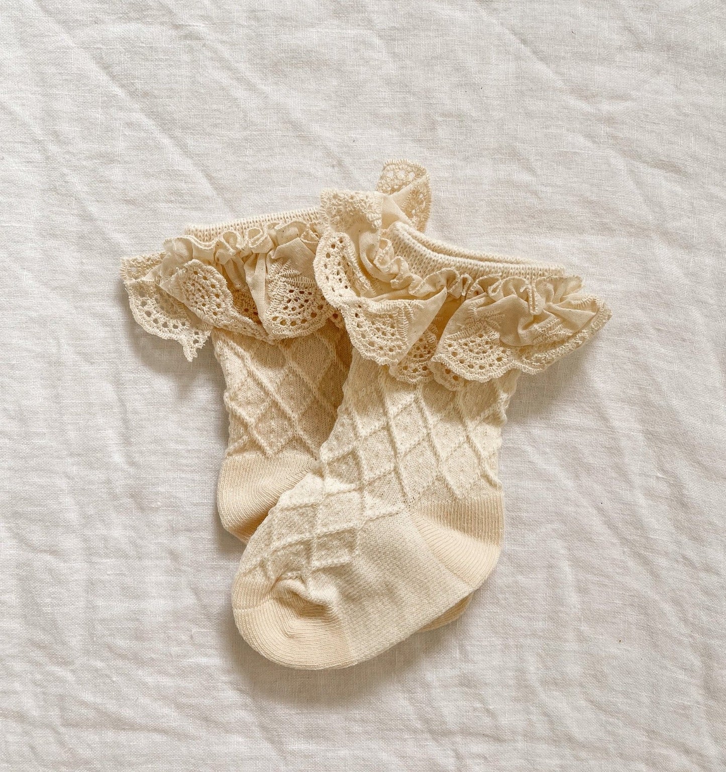 Waffle Baby Socks