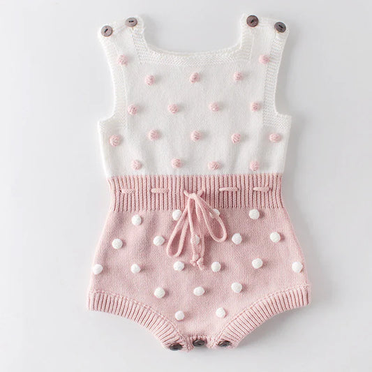 Eva Romper – Pink Trim