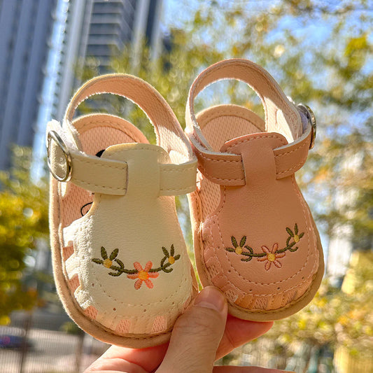 Embroidered Baby Sandals