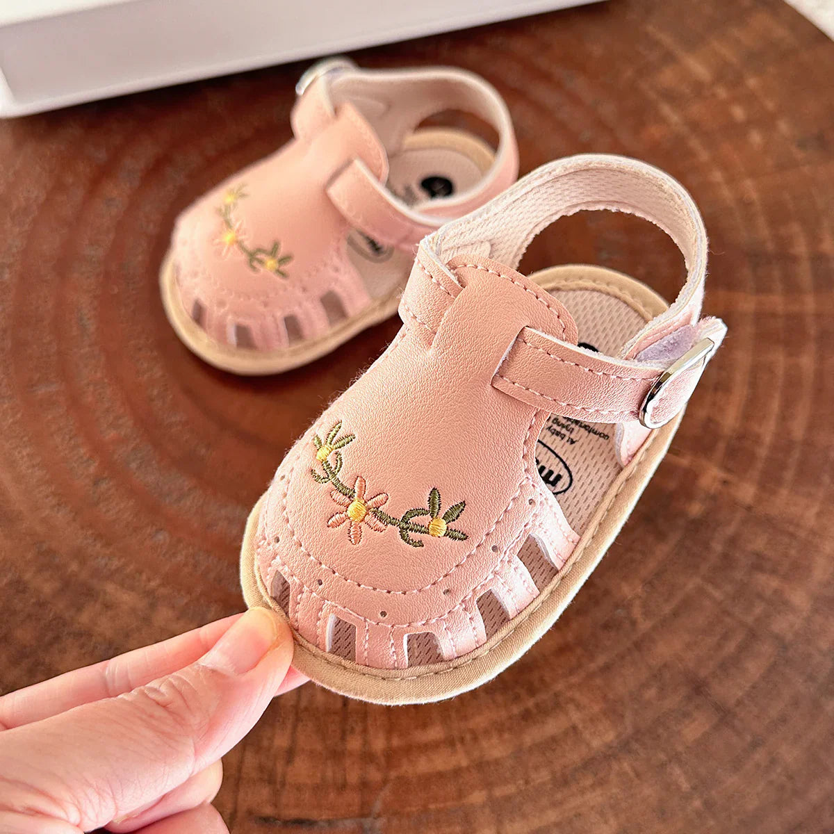 Embroidered Baby Sandals