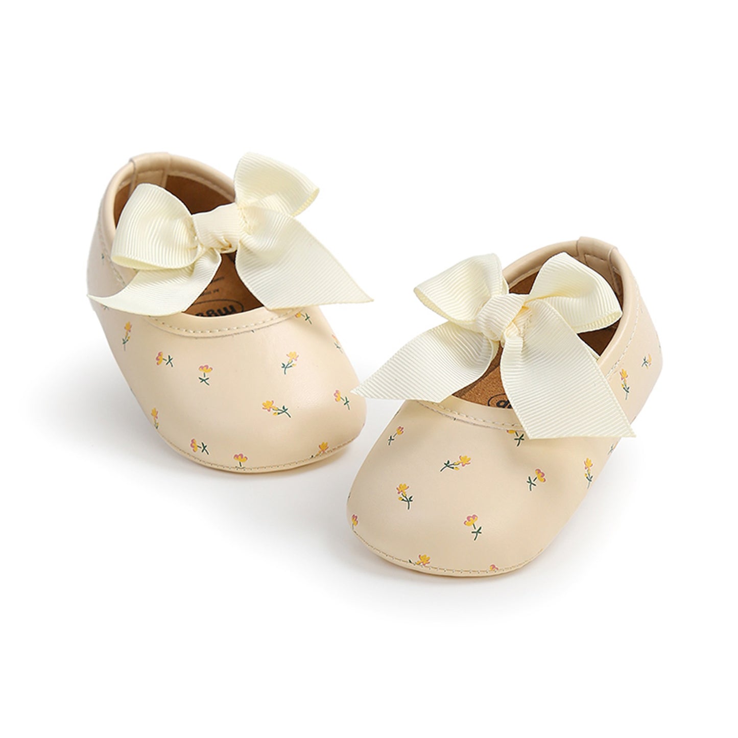 Floral Baby Shoes with Satin Bow 🌸👶✨