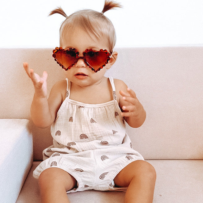 Heart Sunglasses for Children – UV400 Protection