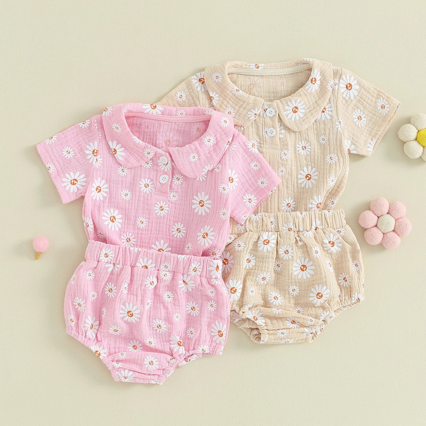 Millie Linen Baby Outfit