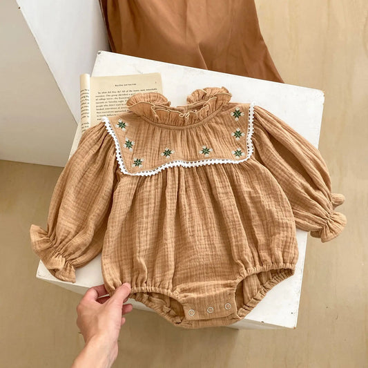Peter Pan Collar Baby Bodysuit – Gal